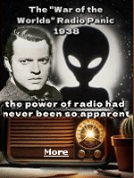 On Halloween morning, 1938, Orson Welles awoke to find himself the most talked about man in America. The night before, Welles and his Mercury Theatre on the Air had performed a radio adaptation of H.G. Wells's The War of the Worlds, converting a 40-year-old novel into fake news bulletins describing a Martian invasion of New Jersey. Some listeners mistook those bulletins for the real thing, and called police, newspapers, and radio stations, convincing many journalists the show caused nationwide hysteria.